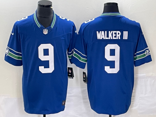 Seattle Seahawks #9 Kenneth Walker III Royal 2023 F.U.S.E. Vapor Limited