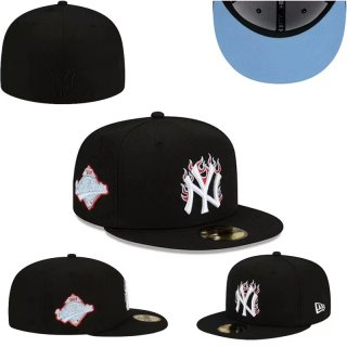 MLB patch fiftted hats (4)