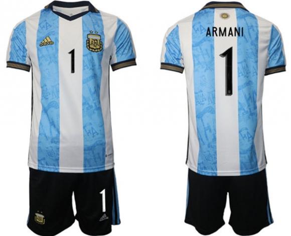 Argentina #1 Armani White Blue