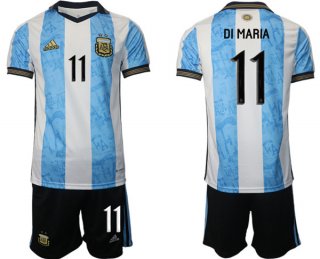 Argentina #11 Di Maria WhiteBlue