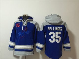 Los Angeles Dodgers #35 Cody Bellinger Blue Ageless Must-Have Lace-Up Pullover