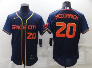 Houston Astros #20 Chas McCormick 2022 Navy City Connect Flex Base Stitched