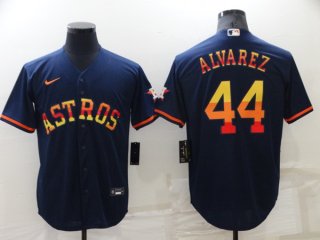 Houston Astros #44 Yordan Alvarez 2022 Navy Cool Base Stitched Jersey