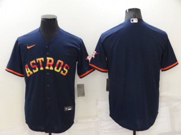 Houston Astros Blank 2022 Navy Cool Base Stitched Jersey