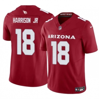Arizona Cardinals #18 Marvin Harrison Jr Red 2024 Draft F.U.S.E. Vapor Untouchable