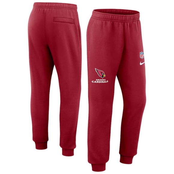 Arizona Cardinals Red Chop Block Fleece Sweatpants 001