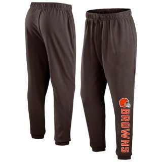 Cleveland Browns Brown Chop Block Fleece Sweatpants