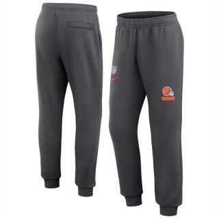 Cleveland Browns Grey Chop Block Fleece Sweatpants