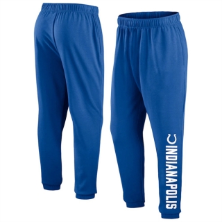 Indianapolis Colts Blue Chop Block Fleece Sweatpants