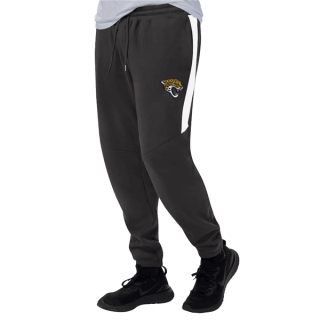 Jacksonville Jaguars Starter Black White Goal Post Fleece Pants
