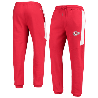 Kansas City Chiefs Starter Red White Goal Post Fleece Pants