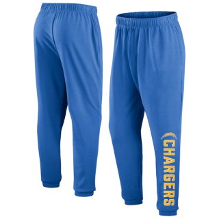 Los Angeles Chargers Blue Chop Block Fleece Sweatpants