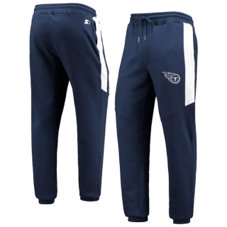 Tennessee Titans Starter Blue White Goal Post Fleece Pants