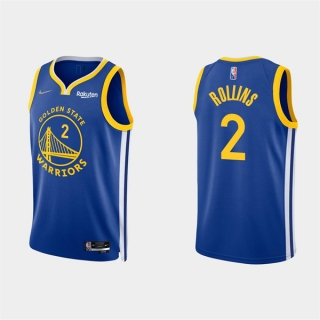Golden State Warriors #2 Ryan Rollins 2022 Royal Stitched Basketball Jersey 2