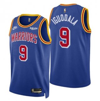 Golden State Warriors #9 Andre Iguodala Royal Stitched Basketball Jersey