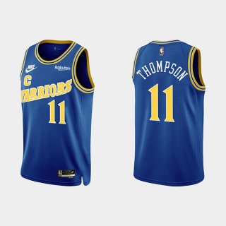 Golden State Warriors #11 Klay Thompson Royal 2022-23 Blue Stitched Basketball Jersey