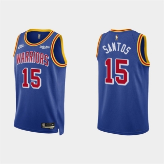 Golden State Warriors #15 Gui Santos 2022 Royal Stitched Basketball Jersey