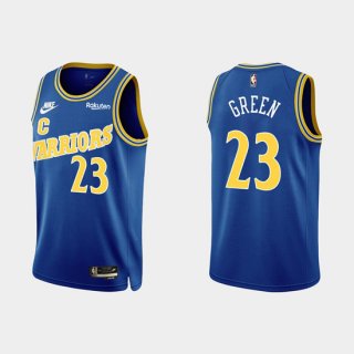 Golden State Warriors #23 Draymond Green 2022-23 Blue Stitched Basketball Jersey
