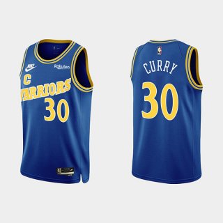 Golden State Warriors #30 Stephen Curry 2022-23 Blue Stitched Basketball Jersey