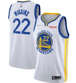 Golden State Warriors #22 Andrew Wiggins 2022 White 75th Anniversary Stitched Jersey