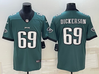Men's Philadelphia Eagles #69 Landon Dickerson Green Vapor Untouchable Limited Stitched