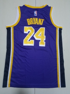 Lakers #24 bryant youth purple jersey