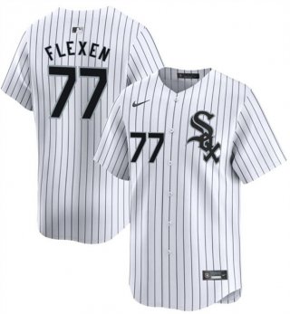 Chicago White Sox #77 Chris Flexen White Home Limited Baseball Stitched Jersey
