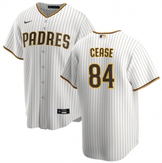 San Diego Padres #84 Dylan Cease White Cool Base Baseball Stitched Jersey