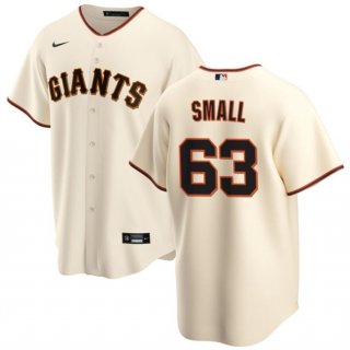San Francisco Giants #63 Ethan Small Cream Cool Base Stitched Baseball Jersey