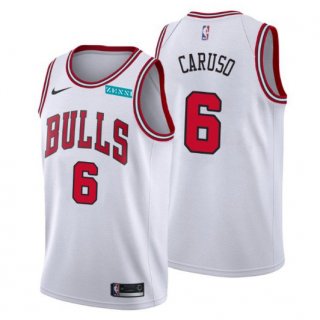 Chicago Bulls #6 Alex Caruso Red Edition Swingman Stitched Basketball Jersey 2