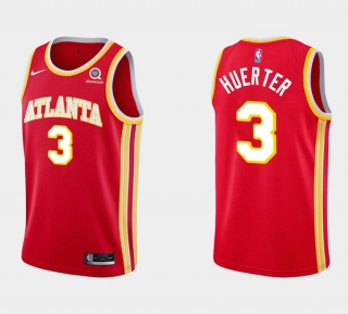 Atlanta Hawks #3 Kevin Huerter Red Stitched NBA Jerse