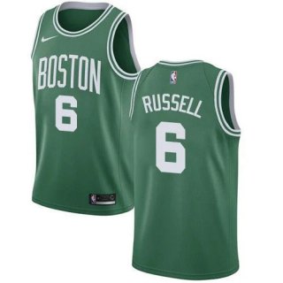 Boston Celtics #6 Bill Russell Green Stitched Jersey 2
