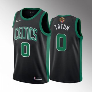 Boston Celtics #0 Jayson Tatum 2022 Black Finals Stitched Jersey