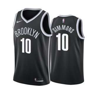 Brooklyn Nets #10 Ben Simmons Black Stitched Basketball Jersey