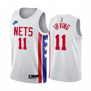 Brooklyn Nets #11 Kyrie Irving 2022-23 White Classic Edition Stitched Basketball
