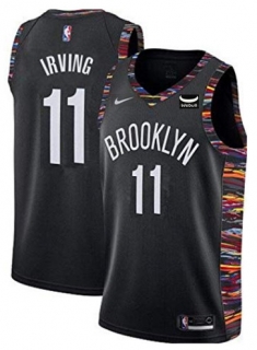Brooklyn Nets #11 Kyrie Irving Black Stitched Basketball Jersey