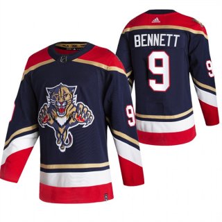 Men's Florida Panthers #9 Sam Bennett Navy Stitched Jersey