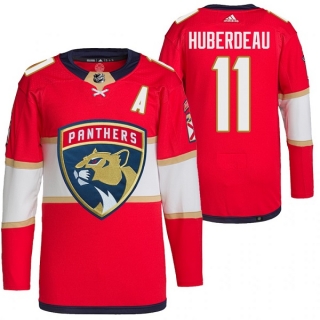 Men's Florida Panthers #11 Jonathan Huberdeau Red Stitched Jersey