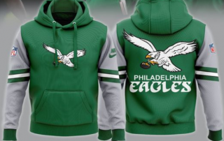 Philadelphia Eagles kelly green hoodies