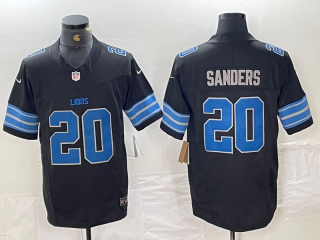 Detroit Lions #20 Barry Sanders Black 2024 F.U.S.E. 2nd Alternate Vapor Limited Stitched