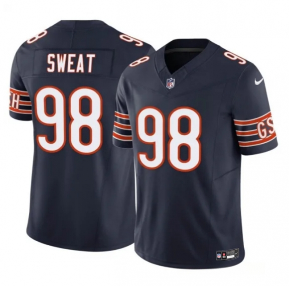 Chicago Bears #98 Montez Sweat Navy 2023 F.U.S.E. Vapor Stitched Football Jersey
