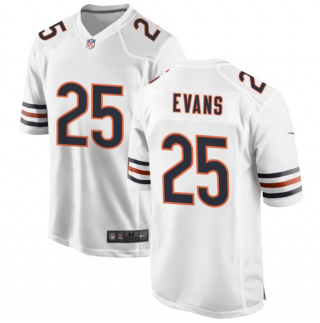 Chicago Bears #25 Darrynton Evans White Stitched Football Game Jersey