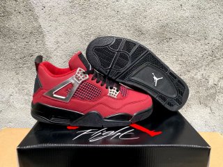 Jordan 4 red men shoes