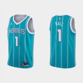 Charlotte Hornets #1 LaMelo Ball 2022-23 Teal Icon Edition Stitched Basketball