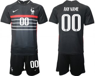 France Custom Black 2022 FIFA World Cup Home Soccer