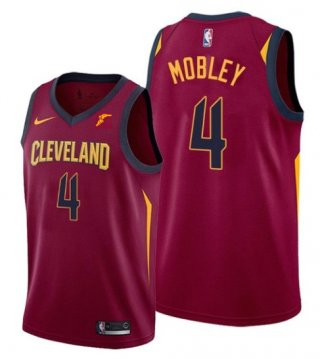 Cleveland Cavaliers #4 Evan Mobley Red Icon Edition Stitched Jersey