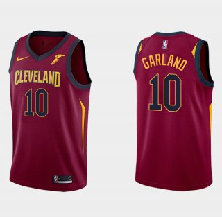 Cleveland Cavaliers Red #10 Darius Garland Icon Edition Swingman Stitched NBA Jersey