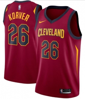 Cleveland Cavaliers Red #26 Kyle Korver Icon Edition Swingman Stitched NBA Jersey