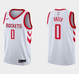 Houston Rockets #0 Jalen Green Association Edition White Stitched Basketball Jersey