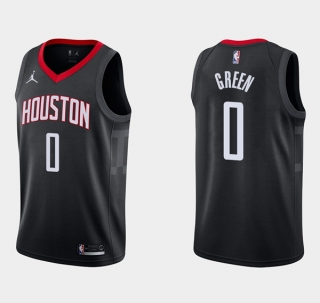 Houston Rockets #0 Jalen Green Statement Edition Black Stitched Basketball Jersey